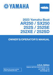 Yamaha 252SD 2023 Owner's/Operator's Manual