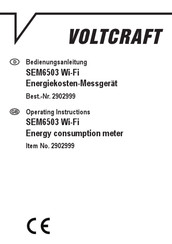 VOLTCRAFT 2902999 Operating Instructions Manual
