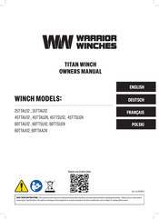 Warrior Winches 45TTSU24 Owner's Manual