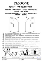 Diagone RANGEMENT E73 Assembly Instructions Manual