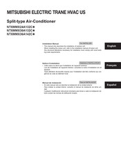 Mitsubishi Electric TRANE NTXMMX30A132C Series Installation Manual