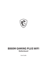 MSI B860M GAMING PLUS WIFI User Manual