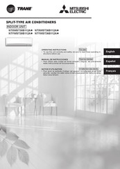 Mitsubishi Electric TRANE NTYWST36B112A Series Operating Instructions Manual