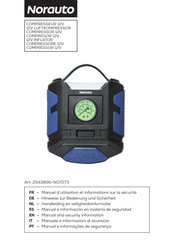 NORAUTO 2543890-NO7273 Installation Manual And Security Information