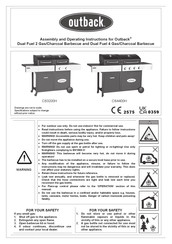 Outback CS3200H Assembly And Operating Instructions Manual