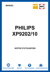 Philips XP9202/10 Instructions Manual