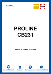 Proline CB231 Instructions Manual