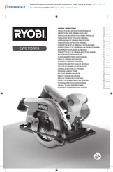 Ryobi EWS1150RS Original Instructions Manual