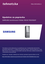 Samsung RB34C7B5DS9/EF User Servicing Manual