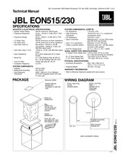 JBL EON230 Technical Manual