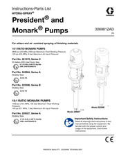 Graco HYDRA-SPRAY President 223586 Instructions-Parts List Manual