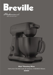 Breville Professional 800 Wizz Instruction Booklet