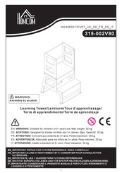 HOMCOM 315-002V80 Instructions Manual