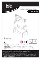HOMCOM 316-020V80 Instructions Manual