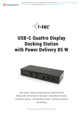 i-tec C31QUATTRODOCKPD User Manual