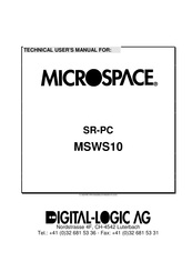 DIGITAL-LOGIC MICROSPACE MSWS10 Technical  User's Manual