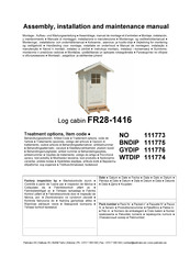 Palmako 111775 Assembly, Installation And Maintenance Manual