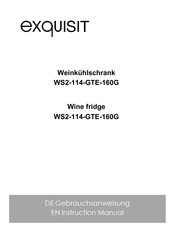 Exquisit WS2-114-GTE-160G Instruction Manual