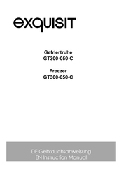 Exquisit GT300-050-C Instruction Manual