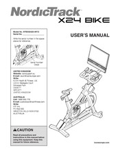 Nordictrack X24 BIKE User Manual
