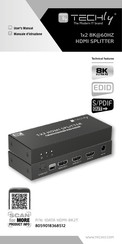Techly IDATA HDMI-8K2T User Manual