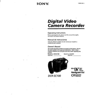 Sony AC-V615 Operating Instructions Manual