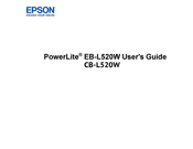 Epson PowerLite CB-L520W User Manual