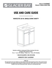 Glacier bay 1013030807 Use And Care Manual