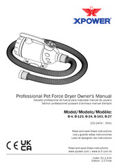 XPower B-123 Owner's Manual
