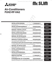 Mitsubishi Electric Mr. SLIM PUHZ-RP HA2 Series Installation Manual