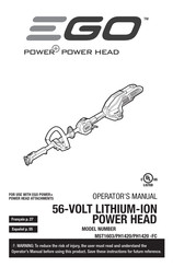 Ego Power+ PH1420-FC Operator's Manual