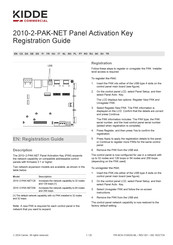 Kidde COMMERCIAL 2010-2-PAK-NET256 Registration Manual