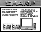 Sharp SV-2888S Operation Manual