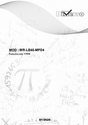 Diamond Diverso WR-LB40-MPD4 Instruction Manual