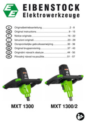 EIBENSTOCK MXT 1300 Original Instructions Manual