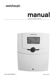 Weishaupt WRSol 1.1 Manual