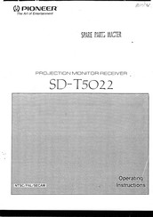 Pioneer SD-T5022 Operating Instructions Manual