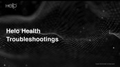 Helo LifeWatch Generation 2 Troubleshooting Manual