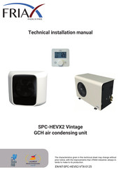 Friax SPC-HEVX2 Vintage Technical Installation Manual