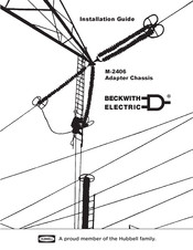 Hubbell BECKWITH ELECTRIC M-2406 Installation Manual
