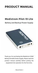 Medistrom PILOT-19 LITE Product Manual