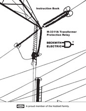 Hubbell BECKWITH ELECTRIC M-3311A Instruction Book