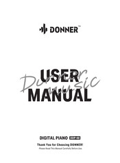 Donner DDP-60 User Manual