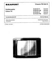 Blaupunkt IS 63-55 VTM Service Manual