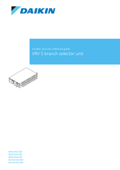 Daikin BS12A14AJV1B9 User Reference Manual
