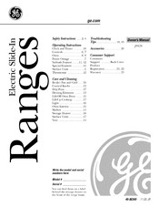 GE JSS28BK3BB Owner's Manual