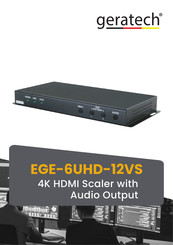 geratech EGE-6UHD-12VS Operational Manual