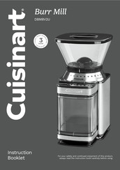 Cuisinart DBM8V2U Instruction Booklet