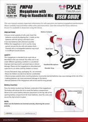 Pyle PMP40 User Manual