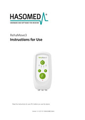 Hasomed RehaMove3 Instructions For Use Manual